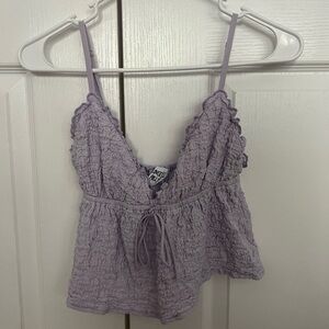 Princess polly cropped babydoll top